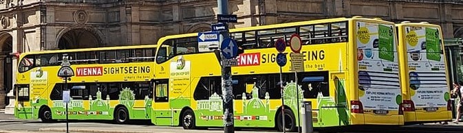 Vienna hop on hop off sightseeing bus tour city view