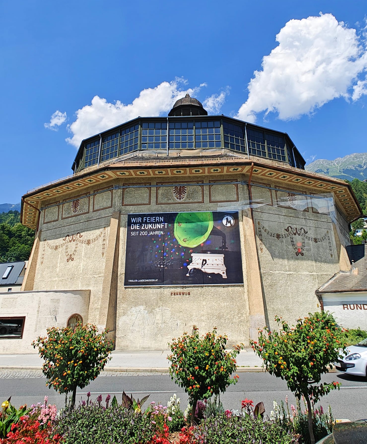 Panorama Rotunda Innsbruck exterior circular museum building