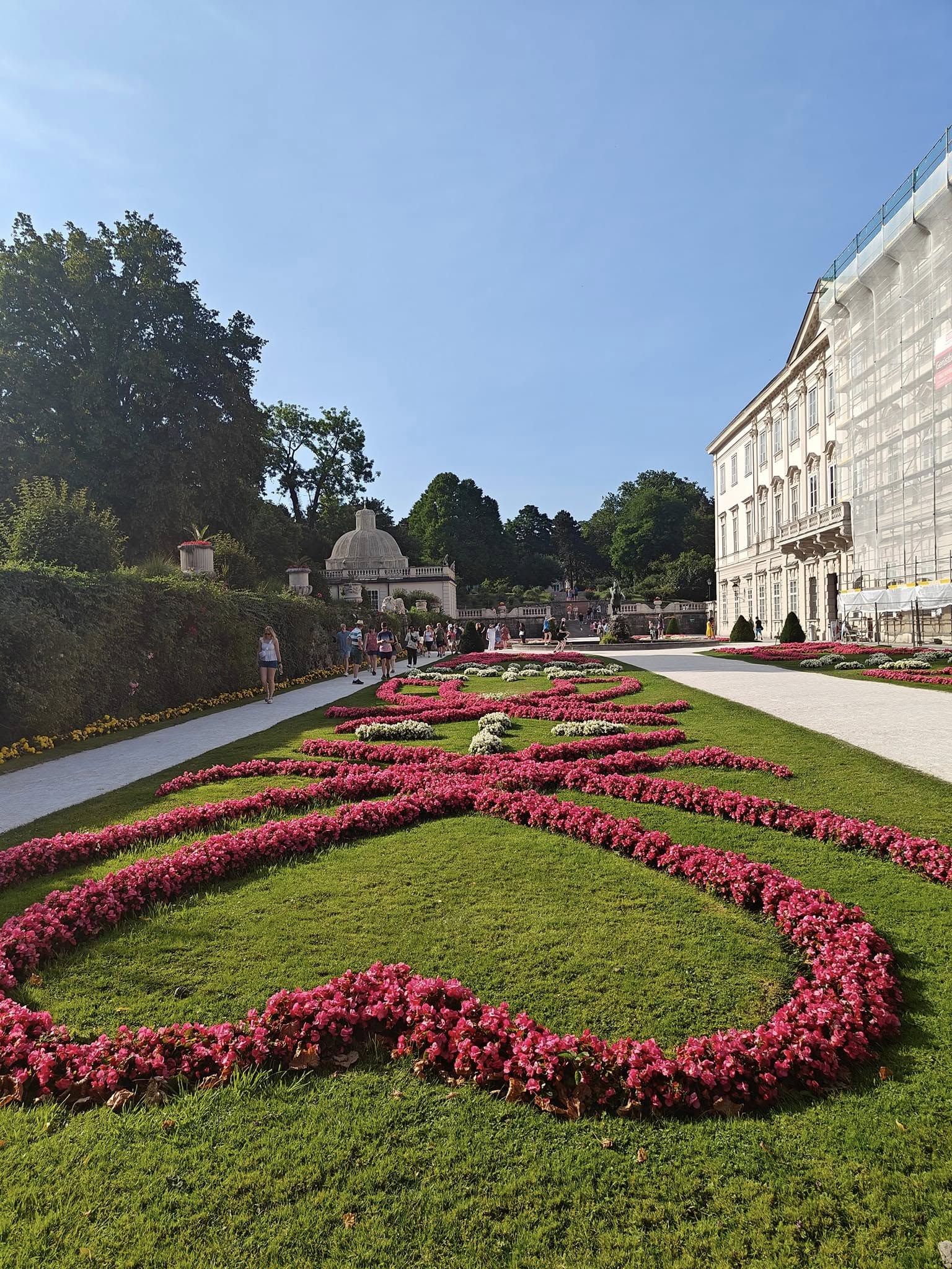 Rose garden Mirabell Salzburg flowers