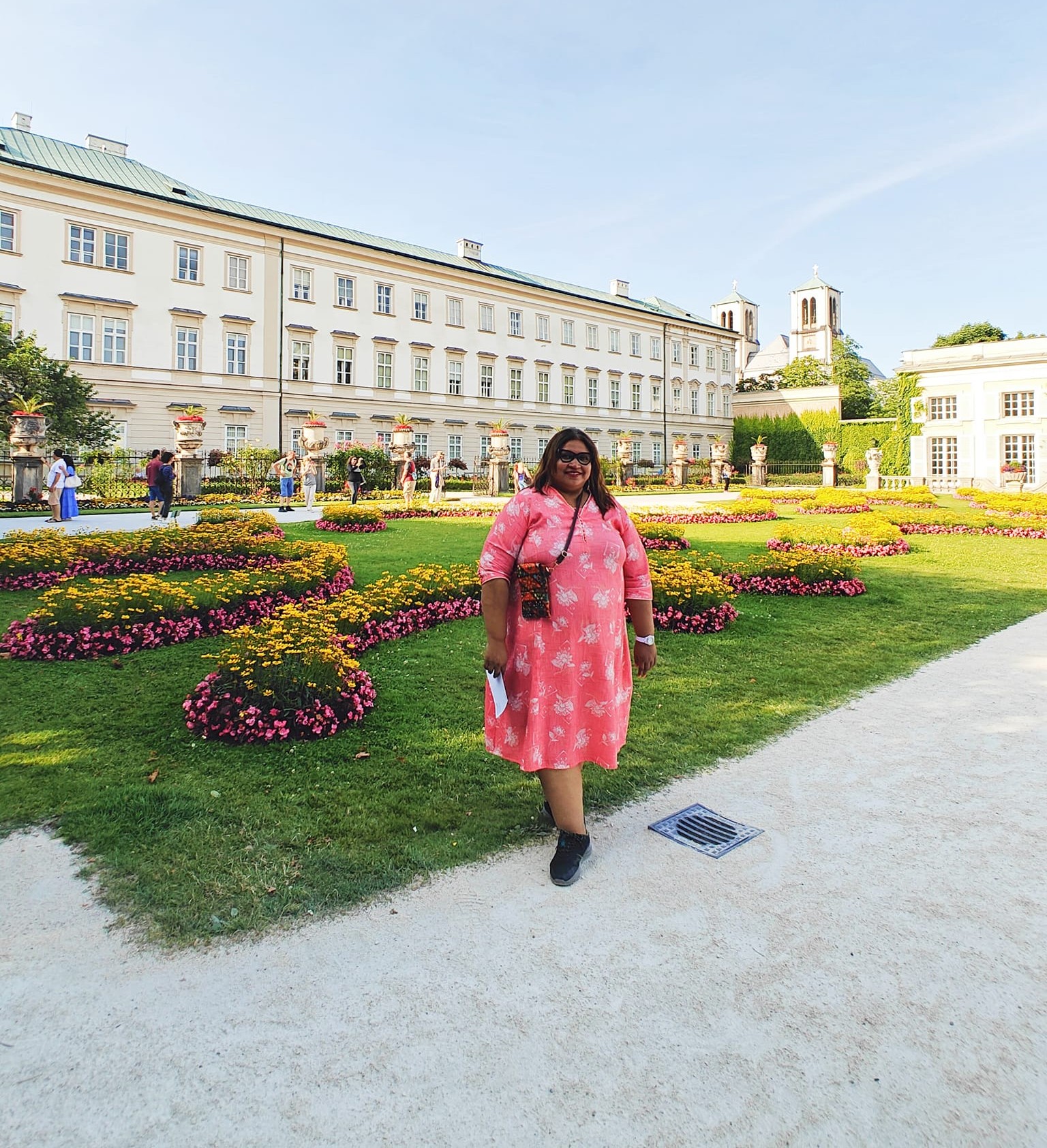 Mirabell Gardens symmetrical layout Salzburg