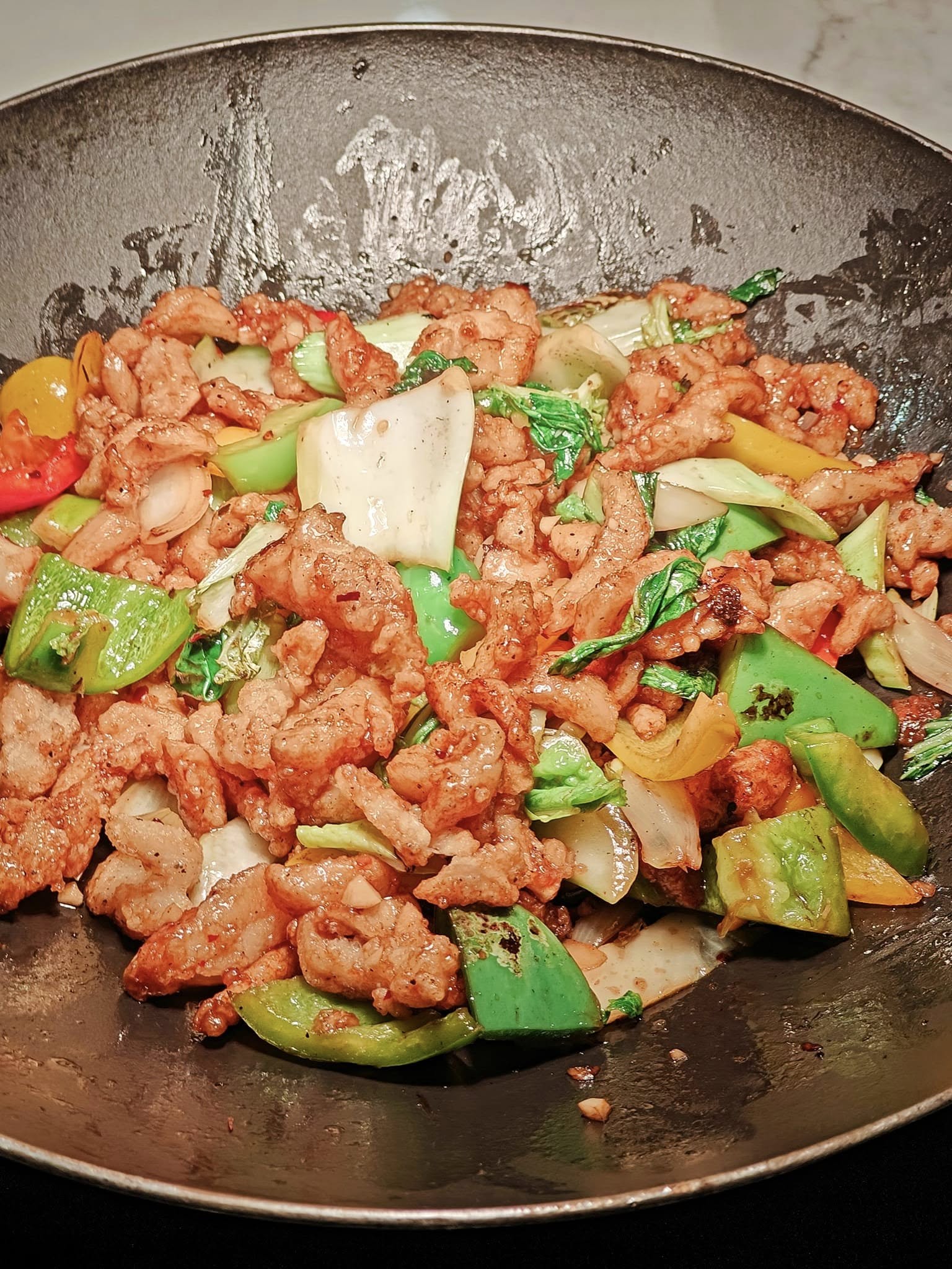 Oriental-style squid tossed with Asian spices and herbs