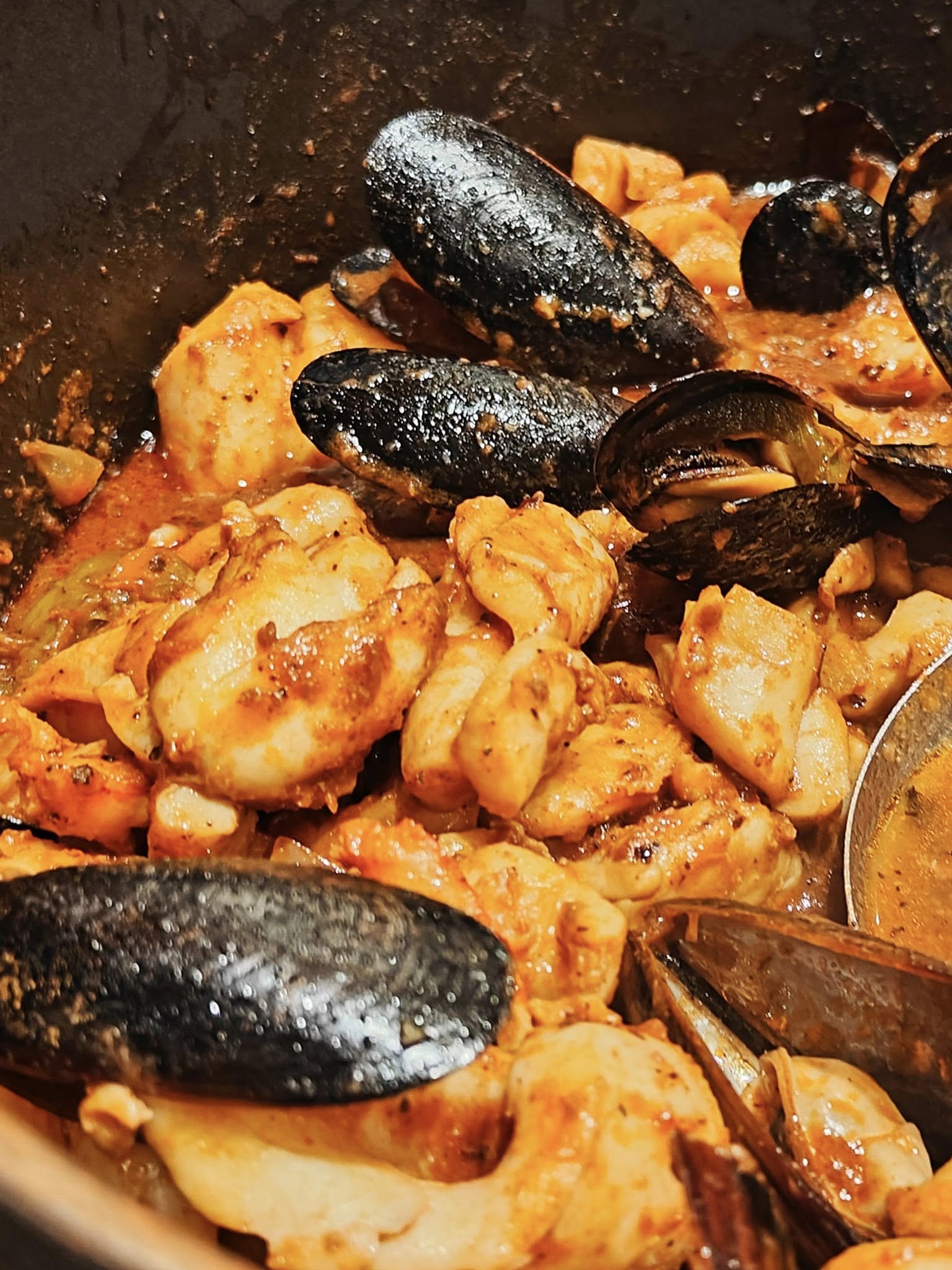Libyan Haraimi seafood stew