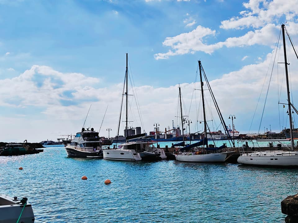 Scenic view of Port Louis Harbour Mauritius