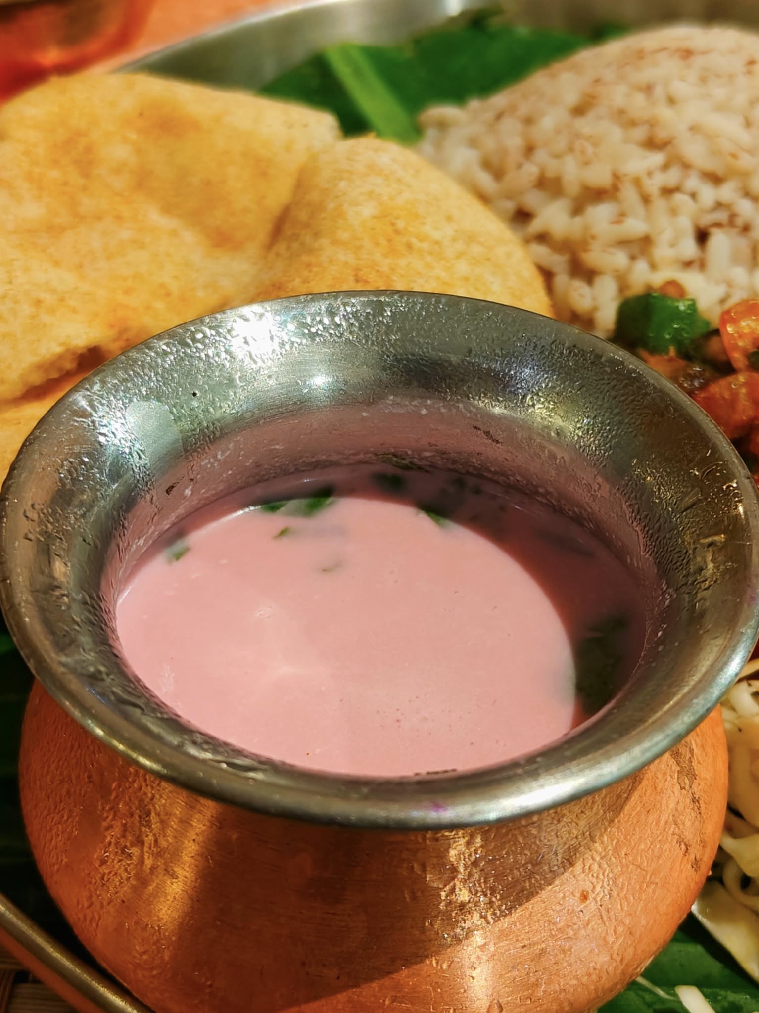 Sol Kadhi and Goan thali at DoubleTree by Hilton Goa