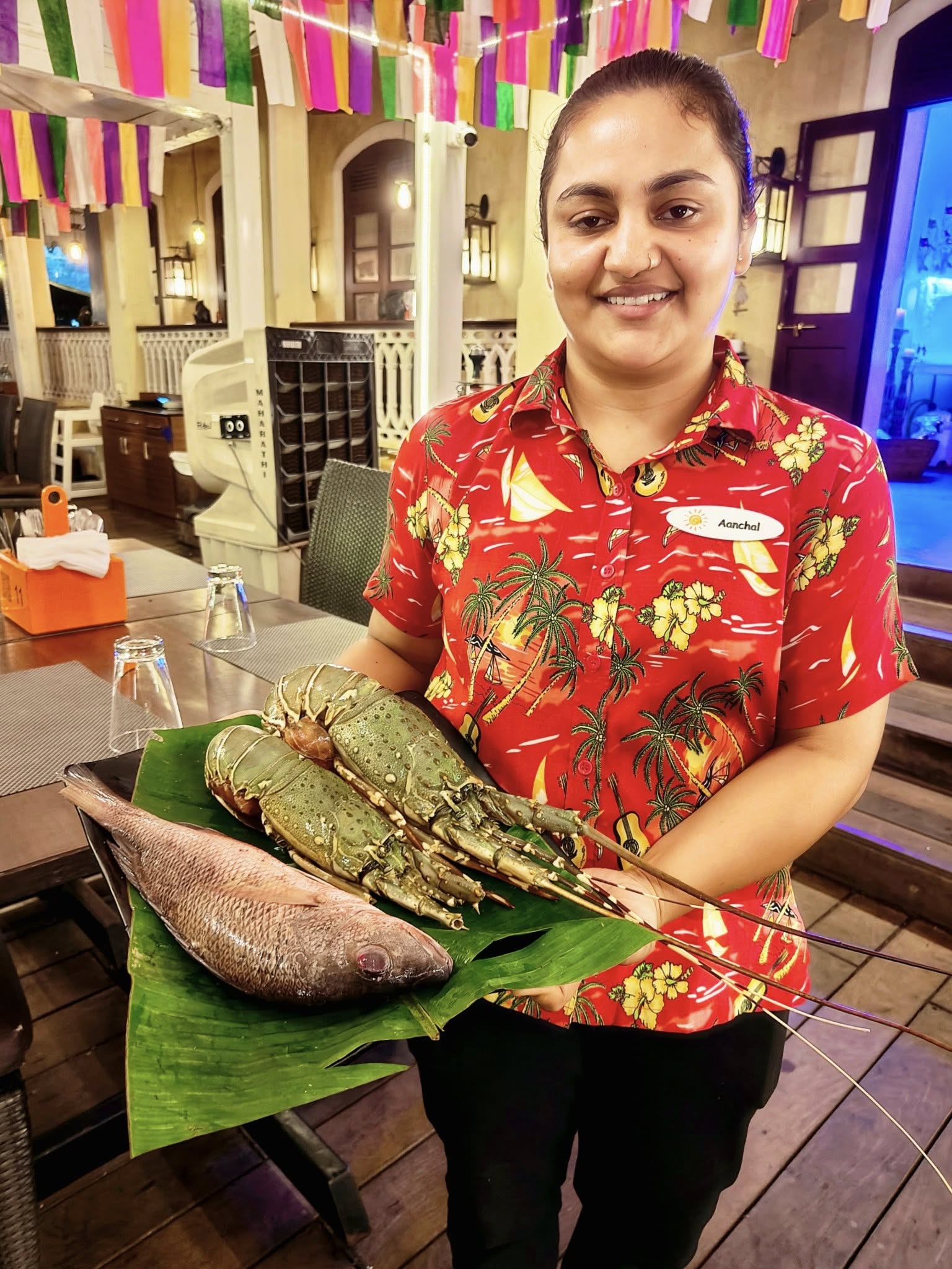 Red snapper at The Fisherman's Wharf, Goa