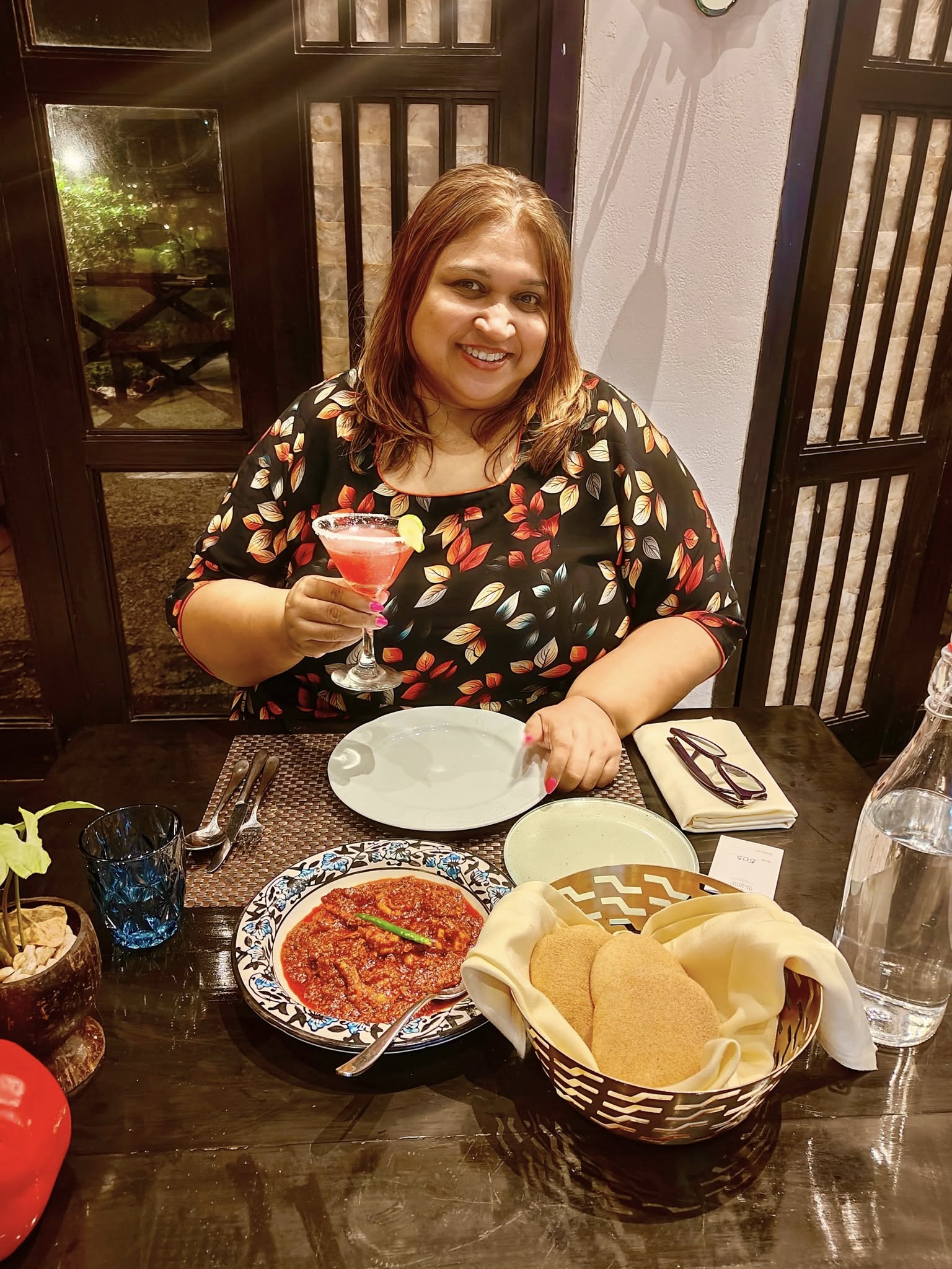 ITC Grand Goa Tempero restaurant dinner spread