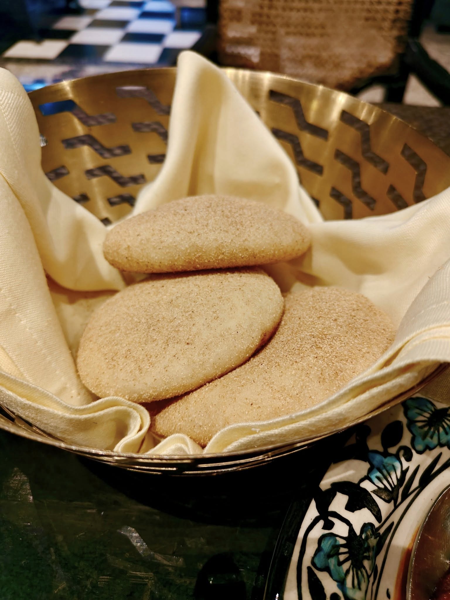 Poee bread served at Tempero, ITC Grand Goa