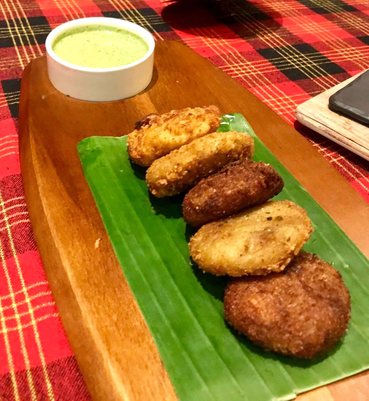 Parsi keema pattice – crispy golden pastry stuffed with spiced minced meat.